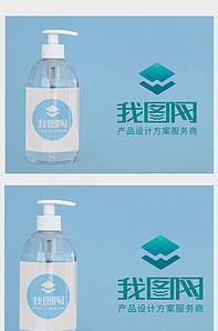 精美大气消毒水包装样机 提升品牌形象与消毒服务的商业价值